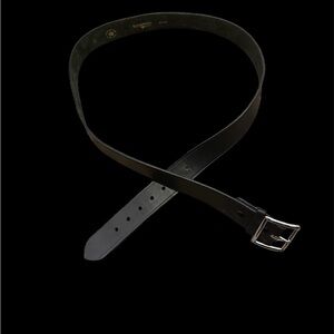 Boston Leather 6505 Men’s Black Leather Garrison Belt